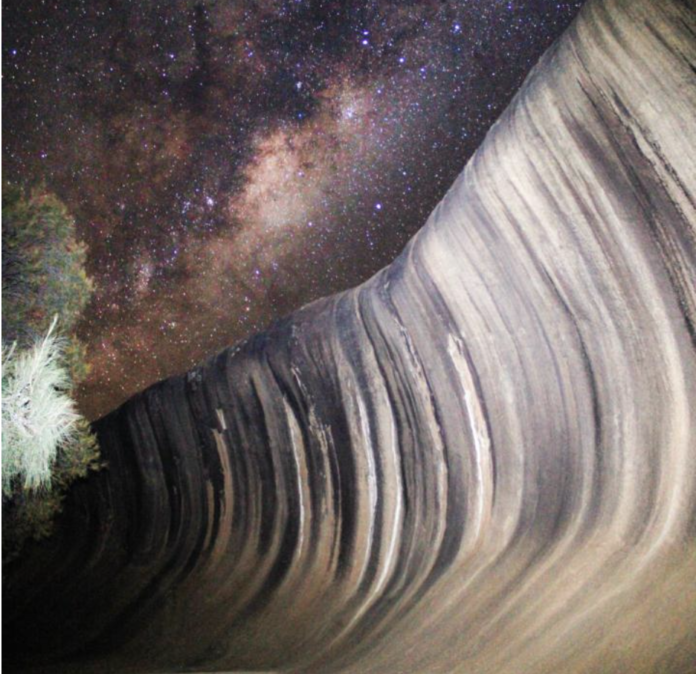 see stars Wave Rock - Hyden